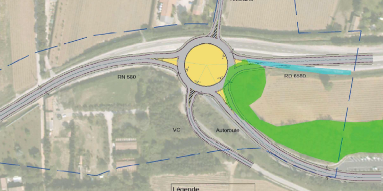 Un giratoire pour sécuriser la sortie de l’A9 à Roquemaure