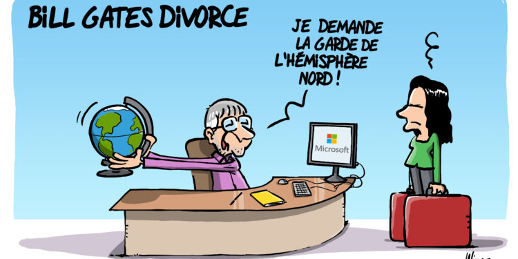Le divorce de Bill Gates vu par Wingz pour l’Echo du Mardi