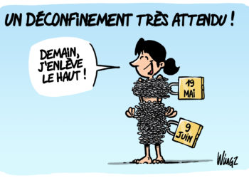 Le déconfinement vu par Wingz pour l’Echo du Mardi