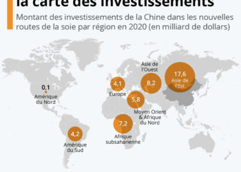 Nouvelles routes de la soie : la carte des investissements chinois