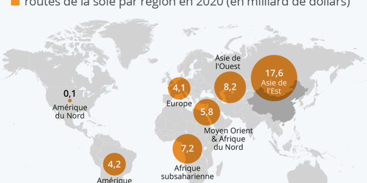 Nouvelles routes de la soie : la carte des investissements chinois