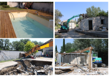 Le préfet fait démolir des constructions illégales à Avignon