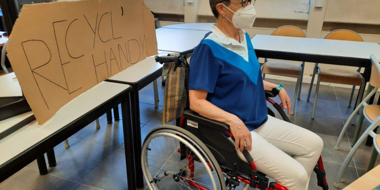 Les ‘B-canes’ : une seconde vie aux fauteuils roulants