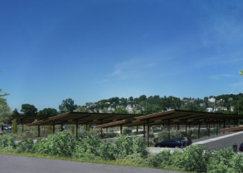 Le parking de l’île Piot va se couvrir d’ombrières photovoltaïques