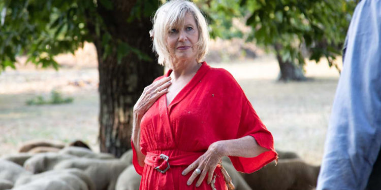 Chantal Ladesou au Capitole Studios pour ‘C’est quoi ce papy?’