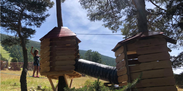 Marcher dans les arbres au Mont Serein