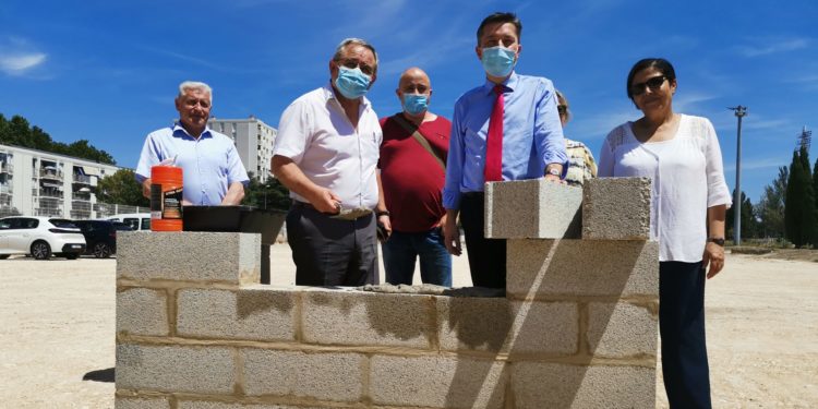 Le Grand Avignon pose la 1ère pierre du parc relais de Saint-Chamand