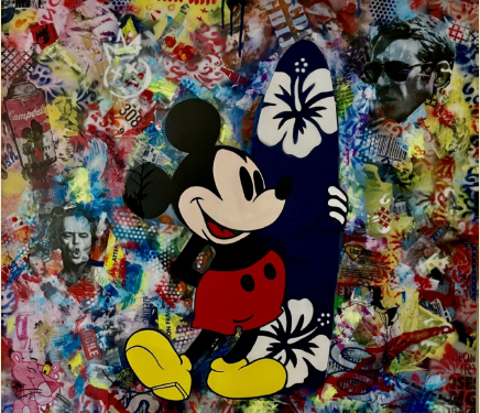 Villeneuve-lès-Avignon, Maison Bronzini, exposition des œuvres de Jean-Marc Battini