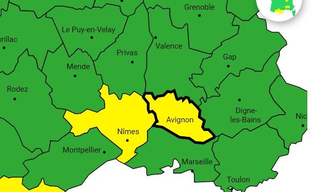 Canicule : Météo France place le Vaucluse en vigilance jaune