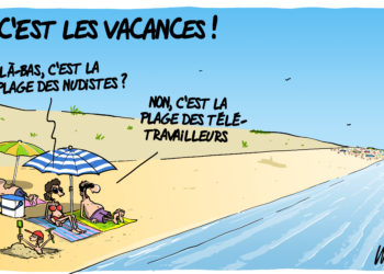 Les vacances vu par Wingz pour l’Echo du Mardi