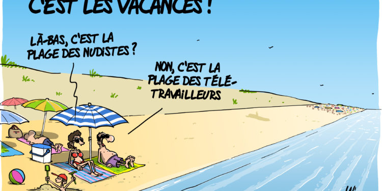 Les vacances vu par Wingz pour l’Echo du Mardi