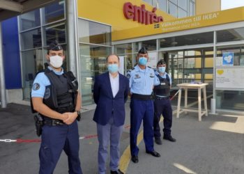 Le secrétaire général de la préfecture de Vaucluse à IKEA Vedène