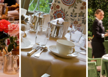 La Mirande, quand le chef Florent Pietravalle rencontre l’artiste David Shrigley les assiettes étincellent et le Ruinart s’invite