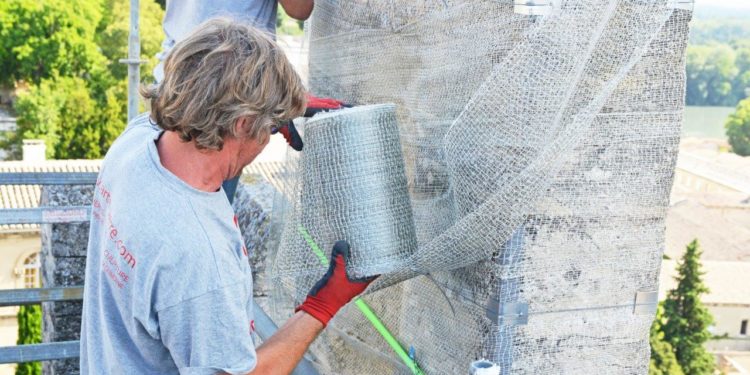 Restauration du palais des Papes, la 2nd phase a démarré en août