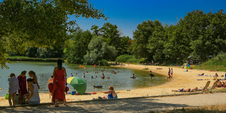 Bain de fraîcheur au plan d’eau des Salettes