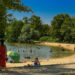 Bain de fraîcheur au plan d’eau des Salettes