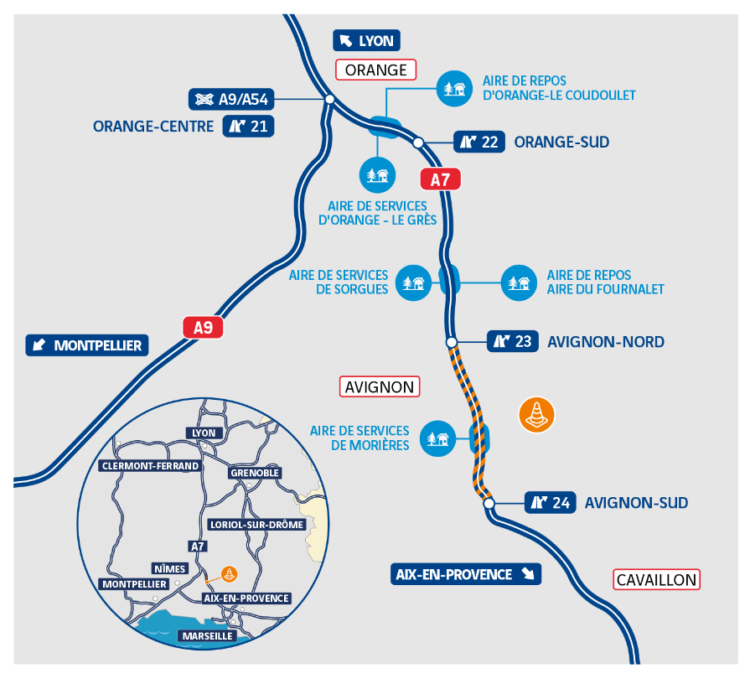 A7 travaux lancés entre AvignonNord et AvignonSud Politique