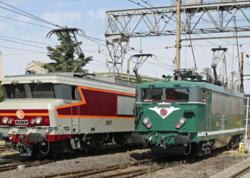 Journée du patrimoine à Marseille, l’association avignonnaise APCC 6570 expose ses deux locomotives