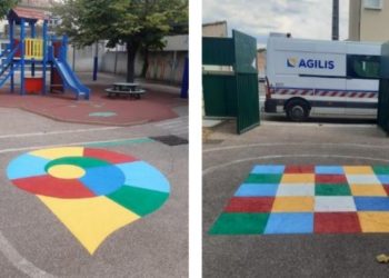 Agilis met de la couleur dans les écoles du Vaucluse