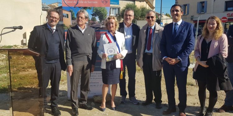 Une première pierre pour le nouveau quartier ‘cœur de ville’ de Sarrians