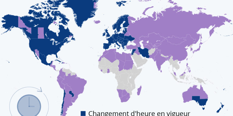 Quels pays changent d’heure ?