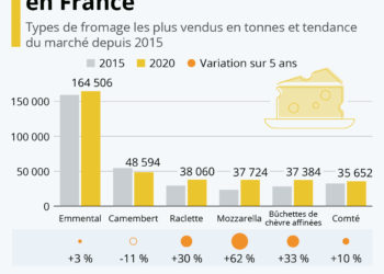 Les fromages les plus consommés en France