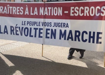 Althen-des-Paluds, Lucien Stanzione pris à partie par des manifestants anti pass sanitaire