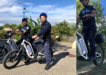 Première en Vaucluse : les policiers municipaux de Saint-Didier patrouillent en trottinette électrique