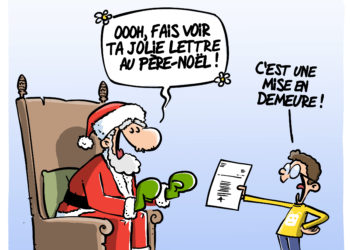 La pénurie de jouets vu par Wingz pour l’Echo du Mardi