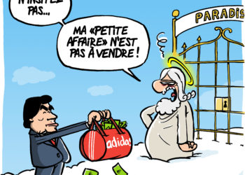 Le décès de Bernard Tapie vu par Wingz pour l’Echo du Mardi