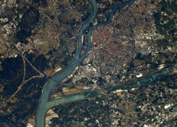 Avignon vue par Thomas Pesquet