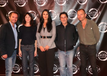 Charlotte Gainsbourg et Yvan Attal en avant-première  des ‘choses humaines’ au Capitole