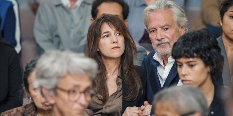 Yvan Attal et Charlotte Gainsbourg au Capitole studios ce vendredi 5 novembre