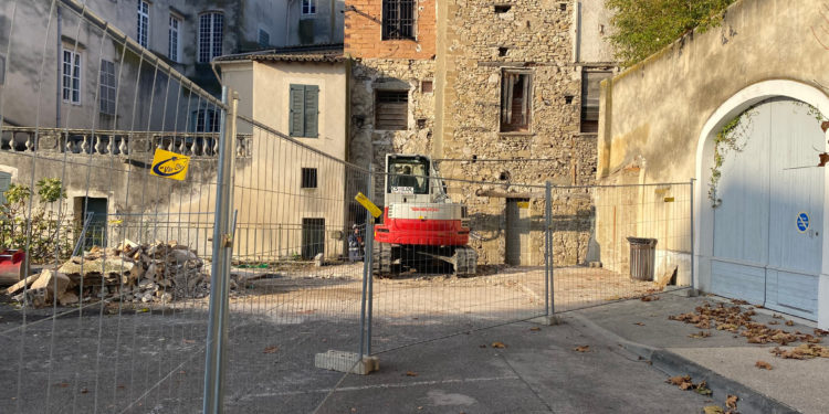 Premiers coups de pioche pour le cinéma de L’Isle-sur-la-Sorgue