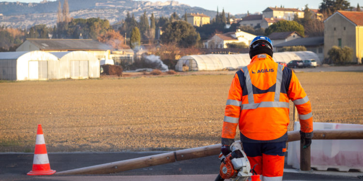 Agilis sécurise la piste cyclable et la voie piétonne d’Aubignan