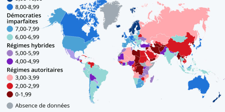 La démocratie en danger dans le monde