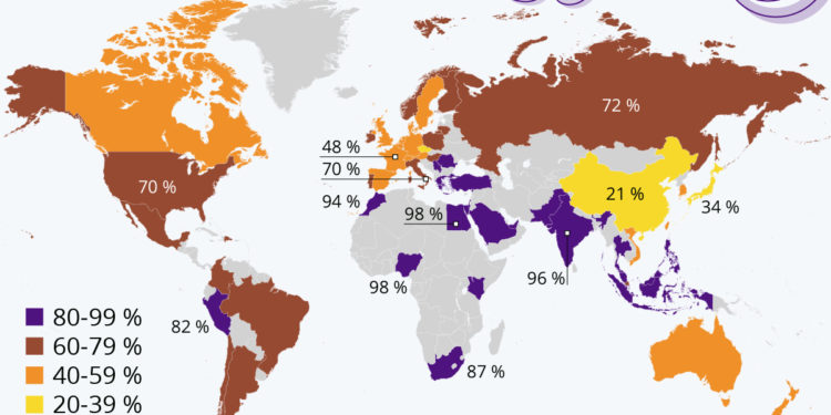 Les pays les plus (et les) moins religieux au monde