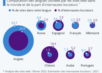 Quelles langues parle Internet ?