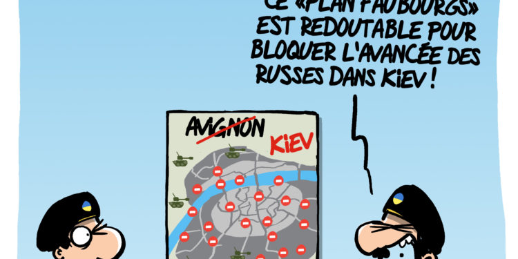 La bataille de Kiev vu par Wingz pour l’Echo du Mardi