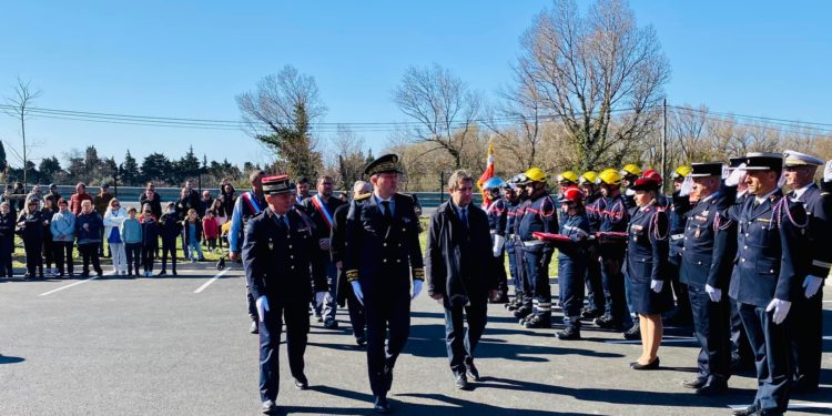 Centre des Dentelles : une inauguration et 14 pompiers médaillés