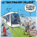 Le Tram caillassé vu par Wingz pour l’Echo du Mardi