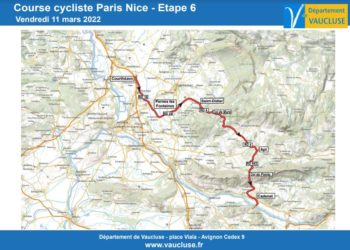 Perturbations en Vaucluse lors de la course cycliste Paris-Nice