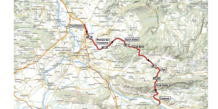 Perturbations en Vaucluse lors de la course cycliste Paris-Nice