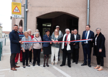 Grand Delta Habitat à Visan, inauguration de la salle de convivialité la Coconnière