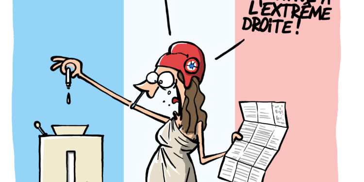 Les présidentielles 2022 vu par Wingz pour l’Echo du Mardi