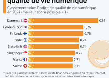 Les pays à la pointe de la qualité de vie numérique