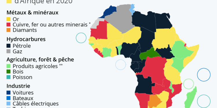L’Afrique, grand pourvoyeur de matières premières