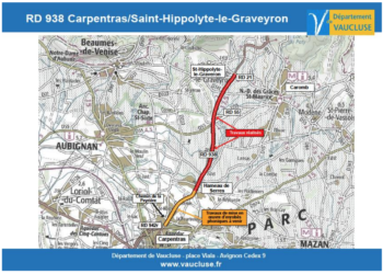 Travaux sur la RD938 : un enrobé pour atténuer le bruit des véhicules