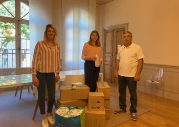 Villeneuve-lès-Avignon, du matériel sanitaire pour Gythio sa jumelle Grecque