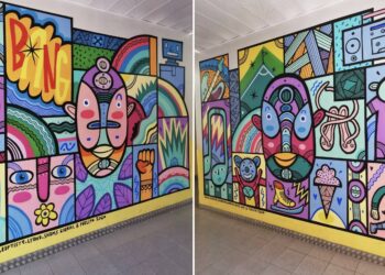 Avignon : une fresque réalisée par les jeunes du collège Jean Brunet avec Pablito Zago